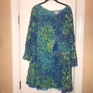 Beautiful Lily Pulitzer floral blue dress